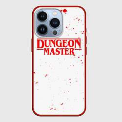 Чехол для iPhone 13 Pro DUNGEON MASTER BLOOD ГАЧИМУЧИ БЕЛЫЙ, цвет: 3D-красный