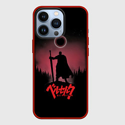 Чехол для iPhone 13 Pro Ночной берсерк, цвет: 3D-красный