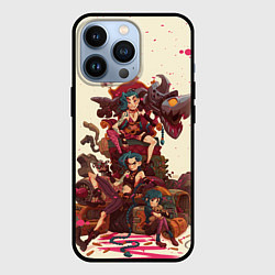 Чехол для iPhone 13 Pro ЛИГА ЛЕГЕНД JINX ARCANE, цвет: 3D-черный