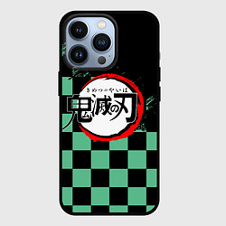 Чехол для iPhone 13 Pro TANJIRO KAMAD, КЛИНОК РАССЕКАЮЩИЙ ДЕМОНОВ, цвет: 3D-черный