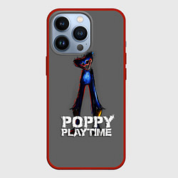 Чехол для iPhone 13 Pro HUGGY WUGGY POPPY PLAYTIME, цвет: 3D-красный