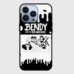 Чехол для iPhone 13 Pro БЕНДИ И АЛИСА BENDY AND THE INK MACHINE, цвет: 3D-черный