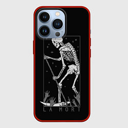 Чехол для iPhone 13 Pro Жнец La Mort, цвет: 3D-красный
