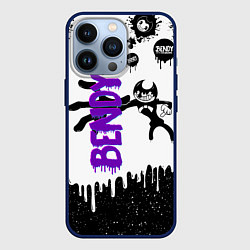 Чехол для iPhone 13 Pro Бенди длинная рука Bendy, цвет: 3D-тёмно-синий