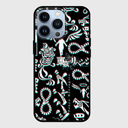 Чехол для iPhone 13 Pro ТОКИЙСКИЕ МСТИТЕЛИ ГЛИТЧ, GLITCH, цвет: 3D-черный