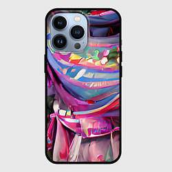 Чехол для iPhone 13 Pro Новогодний конфетти, цвет: 3D-черный