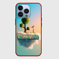 Чехол для iPhone 13 Pro Облако в Террарии, цвет: 3D-красный