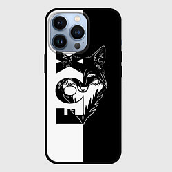 Чехол для iPhone 13 Pro FOX Лис, цвет: 3D-черный