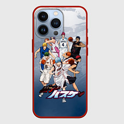 Чехол для iPhone 13 Pro Kuroko no Basket Баскетбол Куроко, цвет: 3D-красный