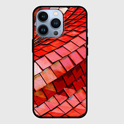 Чехол для iPhone 13 Pro Красная спартаковская чешуя, цвет: 3D-черный