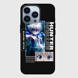 Чехол для iPhone 13 Pro Killua art Hunter x Hunter, цвет: 3D-черный