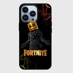 Чехол для iPhone 13 Pro Marshmello Fortnite 3, цвет: 3D-черный