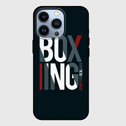 Чехол для iPhone 13 Pro Бокс - Boxing, цвет: 3D-черный