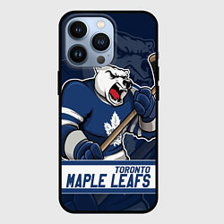 Чехол для iPhone 13 Pro Торонто Мейпл Лифс, Toronto Maple Leafs Маскот, цвет: 3D-черный