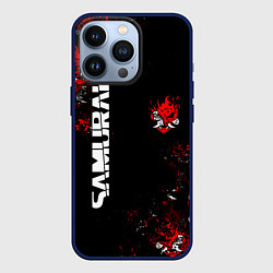 Чехол для iPhone 13 Pro КИБЕРПАНК 2077 SAMURAI CYBERPUNK 2077, цвет: 3D-тёмно-синий