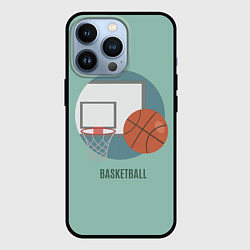 Чехол для iPhone 13 Pro Basketball Спорт, цвет: 3D-черный