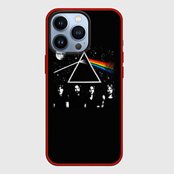 Чехол для iPhone 13 Pro PINK FLOYD LOGO ПИНК ФЛОЙД НЕБО, цвет: 3D-красный