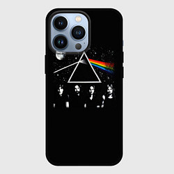 Чехол для iPhone 13 Pro PINK FLOYD LOGO ПИНК ФЛОЙД НЕБО, цвет: 3D-черный