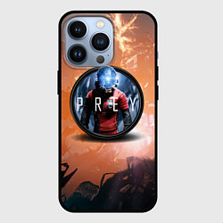 Чехол для iPhone 13 Pro PREY LOGO, цвет: 3D-черный