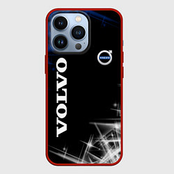 Чехол для iPhone 13 Pro Volvo отражения, цвет: 3D-красный