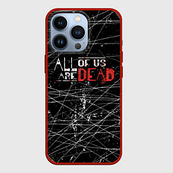 Чехол для iPhone 13 Pro Мы все мертвы All of Us Are Dead, цвет: 3D-красный