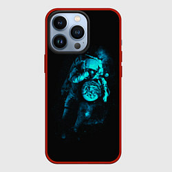 Чехол для iPhone 13 Pro Неоновый астронавт Neon Astronaut, цвет: 3D-красный