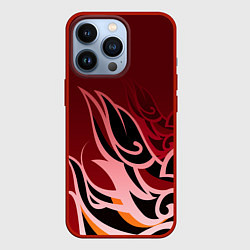 Чехол для iPhone 13 Pro ТОМА GENSHIN IMPACT, цвет: 3D-красный