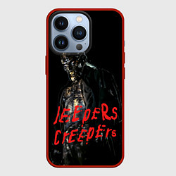 Чехол для iPhone 13 Pro Джиперс Криперс - жуткий монстр, цвет: 3D-красный