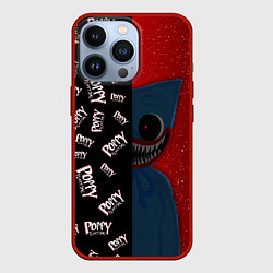 Чехол для iPhone 13 Pro Poppy Playtime Half Pattern Half Face, цвет: 3D-красный