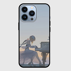 Чехол для iPhone 13 Pro LUMINE PLAYS PIANO GENSHIN IMPACT, цвет: 3D-черный