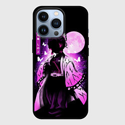 Чехол для iPhone 13 Pro Шинобу Кочо силуэт Клинок рассекающего демона, цвет: 3D-черный
