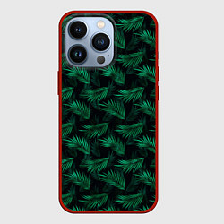 Чехол для iPhone 13 Pro Ветки елки ель, цвет: 3D-красный