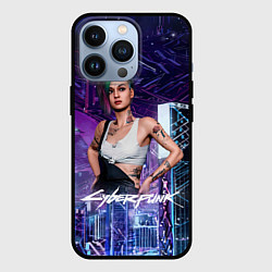 Чехол для iPhone 13 Pro Judy Cyberpunk2077 Джуди, цвет: 3D-черный