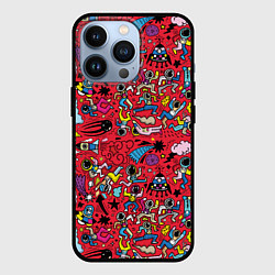 Чехол для iPhone 13 Pro Много космоса, цвет: 3D-черный