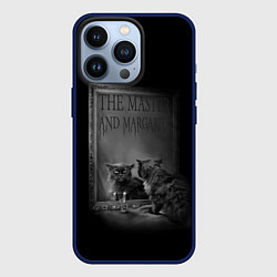Чехол для iPhone 13 Pro The Master and Margarita, цвет: 3D-тёмно-синий