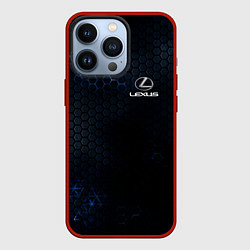 Чехол для iPhone 13 Pro Lexus лексус, цвет: 3D-красный