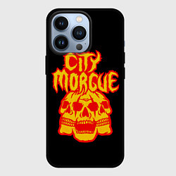 Чехол для iPhone 13 Pro ZillaKami x SosMula City Morgue Черепа, цвет: 3D-черный