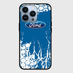 Чехол для iPhone 13 Pro Ford форд, цвет: 3D-черный