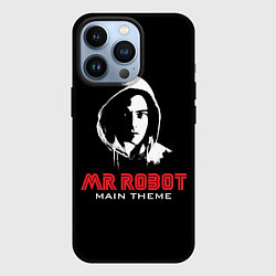 Чехол для iPhone 13 Pro MR ROBOT Хакер, цвет: 3D-черный