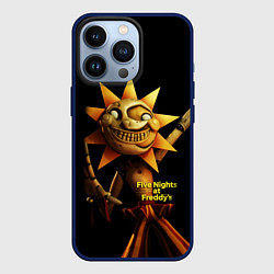 Чехол для iPhone 13 Pro Five Nights at Freddys: Security Breach - Солнце D, цвет: 3D-тёмно-синий