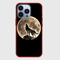 Чехол iPhone 13 Pro Волк и Полнолуние