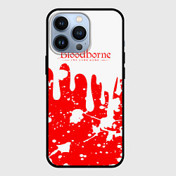 Чехол для iPhone 13 Pro BLOODBORNE брызги, цвет: 3D-черный