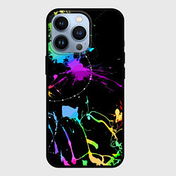 Чехол для iPhone 13 Pro Neon vanguard fashion pattern, цвет: 3D-черный