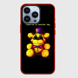 Чехол для iPhone 13 Pro Five Nights at Freddys - мишка, цвет: 3D-красный