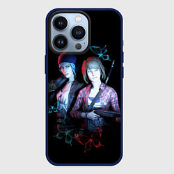 Чехол для iPhone 13 Pro Хлоя Прайс & Максин Колфилд, цвет: 3D-тёмно-синий