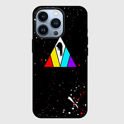 Чехол для iPhone 13 Pro Imagine dragons брызги красок, цвет: 3D-черный