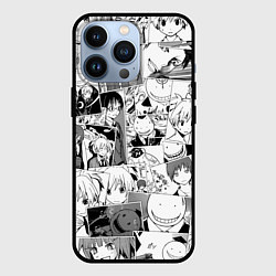 Чехол для iPhone 13 Pro Ansatsu kyoshitsu pattern, цвет: 3D-черный