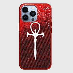 Чехол для iPhone 13 Pro The Masquerade Bloodhunt Emblem, цвет: 3D-красный