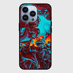 Чехол для iPhone 13 Pro Каляка-маляка, цвет: 3D-черный