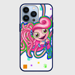 Чехол для iPhone 13 Pro Мама длинные ноги, цвет: 3D-тёмно-синий